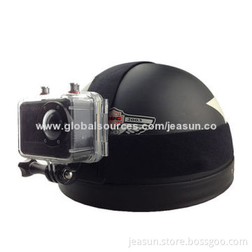 Stylish Full HD Waterproof Mini Cycling Helmet Camera with 170° Wide Angle FOV